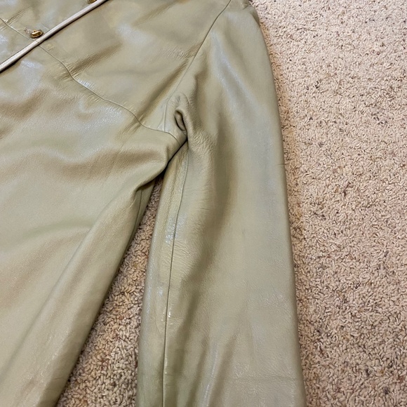 Bonnie Cashin Sills Leather Swing Coat Jacket - Picture 6 of 16